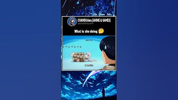 What is she doing 🤔 #anime #shorts #animeedits #animelover