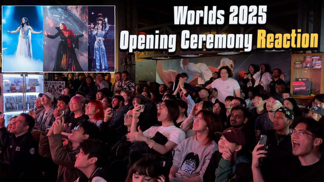 New York City Reacts to the Worlds 2025 Opening Ceremony (Feat. G.E.M, Anyma, Chrissy, and TEYA)