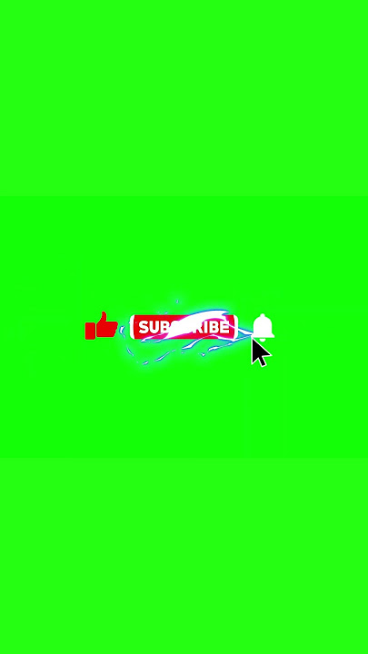 Animated Subscribe Button Green Screen #02 #shorts