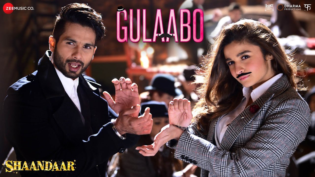 Gulaabo - Full Video| Shaandaar | Alia Bhatt & Shahid Kapoor | Vishal Dadlani | Amit Trivedi
