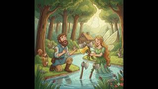 The Honest Woodcutter  Moral Story for Kids  Honesty is the Best Policy #englishstory