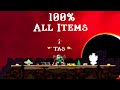 [TAS] Jump King 100% (All Items) in 29:38 RTA/28:07 IGT