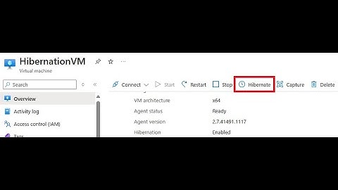 Introducing Azure VM Hibernation