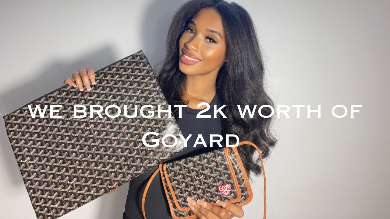 Goyard Boeing 25 Toilet Bag Gray Unboxing 