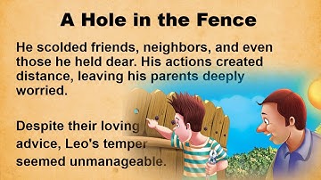 Improve your English ⭐ | A Hole in the Fence | Level  2