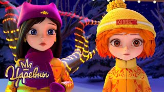 картинка: Царевны 👑 Серии про зиму 🎄❄🎅 Сборник мультиков для детей