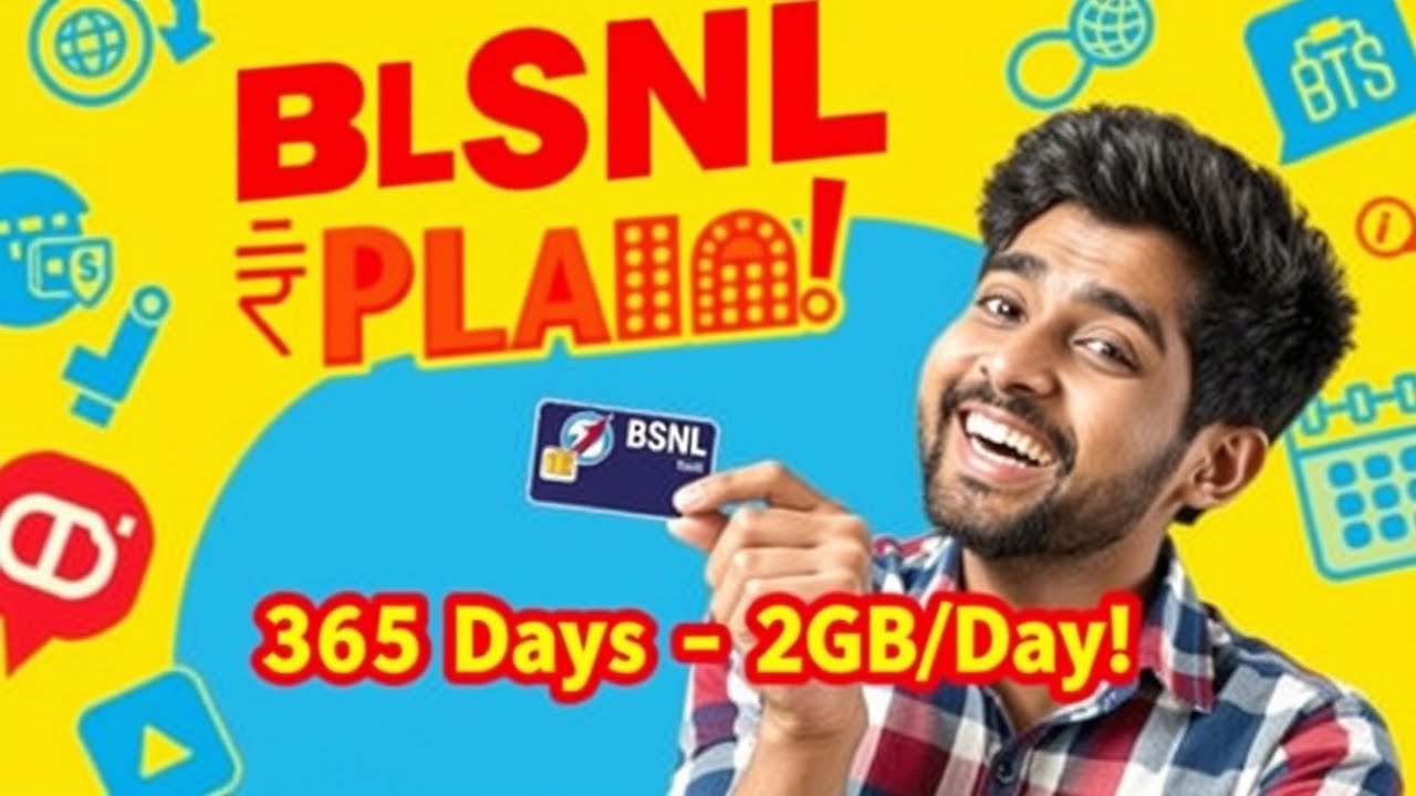 BSNL ₹1515 Plan Explained | 2GB/Day for 365 Days | Best Long Term Data Plan 2025