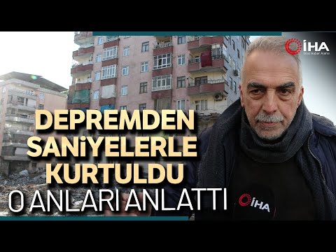 Depremden 7 Kişilik Ailesiyle Saniyelerle Kurtuldu, O Anları Anlattı