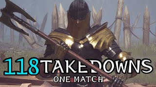 118 Takedowns in a single match | Chivalry 2