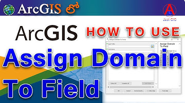 Assign Domain to field in ArcGIS||Assigning a Domain in ArcGIS||ArcMap Assign Domain To Field