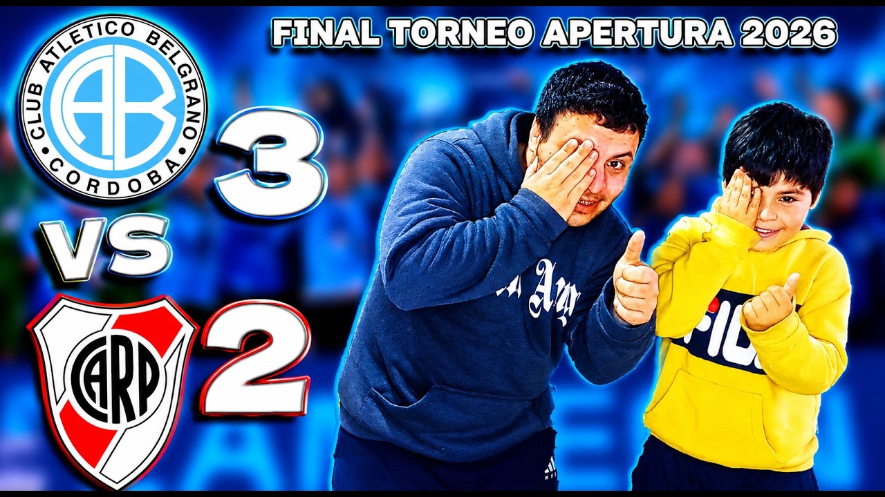 RIVER 2 vs BELGRANO 3 - Reacción de hinchas de Boca - FINAL APERTURA ...