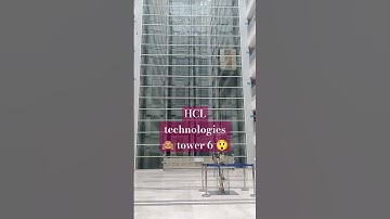 HCL tech tower 6 building 😲🙈 #hcltechnologies #explore #trending  #ytshorts