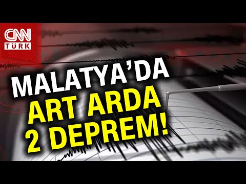 Malatya'da 3 Dakika Arayla İki Deprem! Malatya'da Son Durum Ne? | #Haber #Sondakika