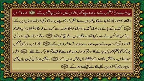 QURAN : 36 SURAH YASEEN JUST URDU TRANSLATION WITH TEXT FULL HD