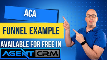ACA Funnel Example - Download for Free in Click & Play Library  #AgentCRM #crm