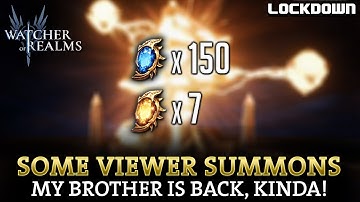 WOR: Lots of Summons! Viewer Pulls for my Brother - Watcher of Realms