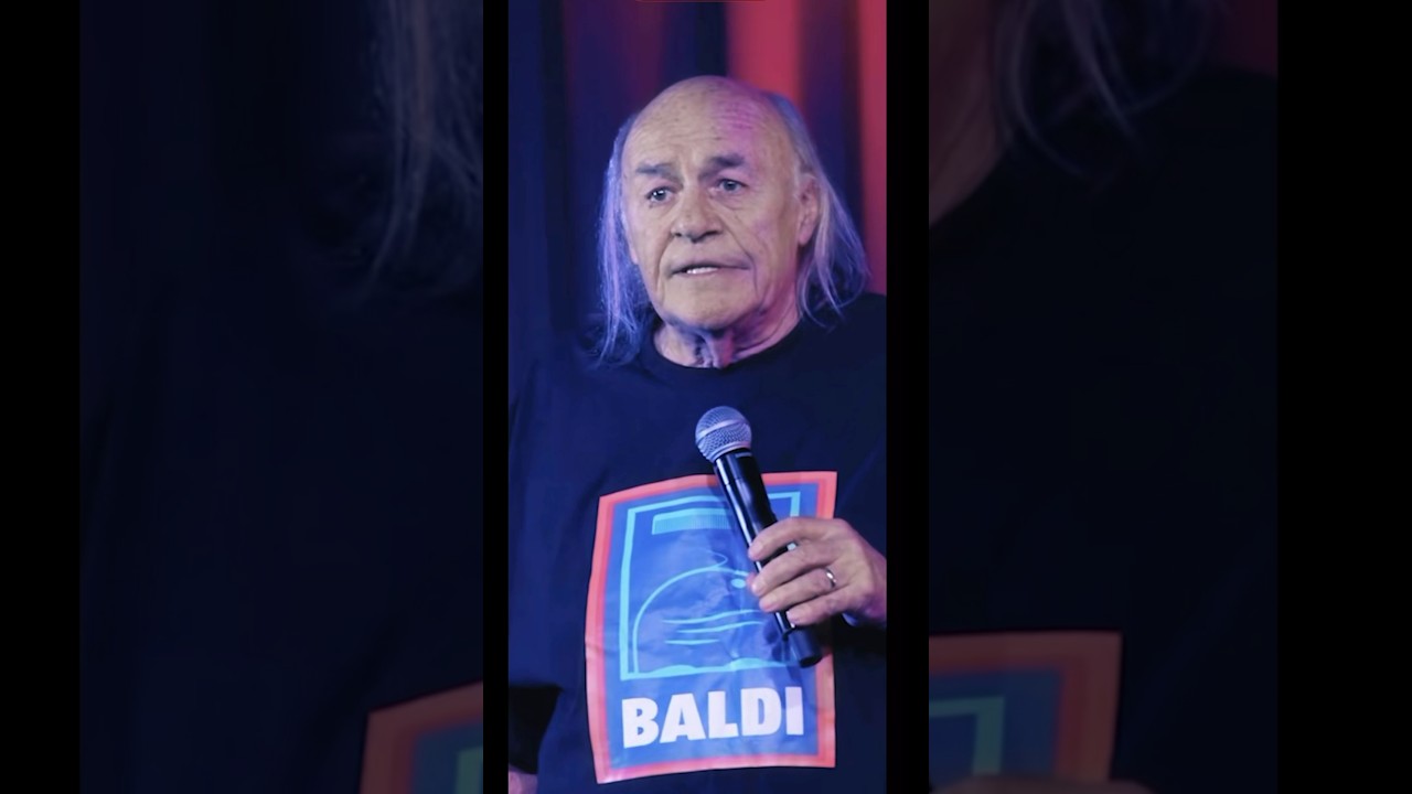 Mick Miller on the bus 