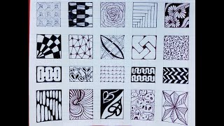 1001 Easy tangle patterns #58
