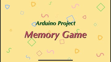 Memory game demo video
