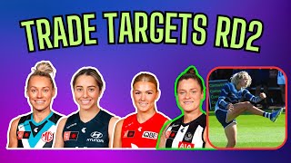 AFL W Fantasy Trade Targets Round 2