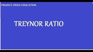 Treynor Ratio