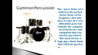 Gammon Percussion Adult Drum Set With Dvd Review
