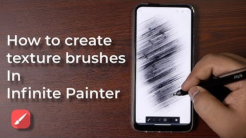 Infinite Painter Tutorial: How to create texture brushes.