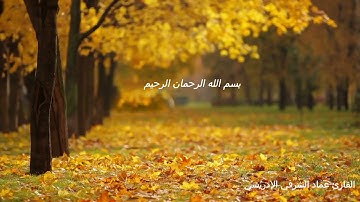 محاكاة للشيخ العفاسي .. القارئ عماد الشرفي الإدريسي