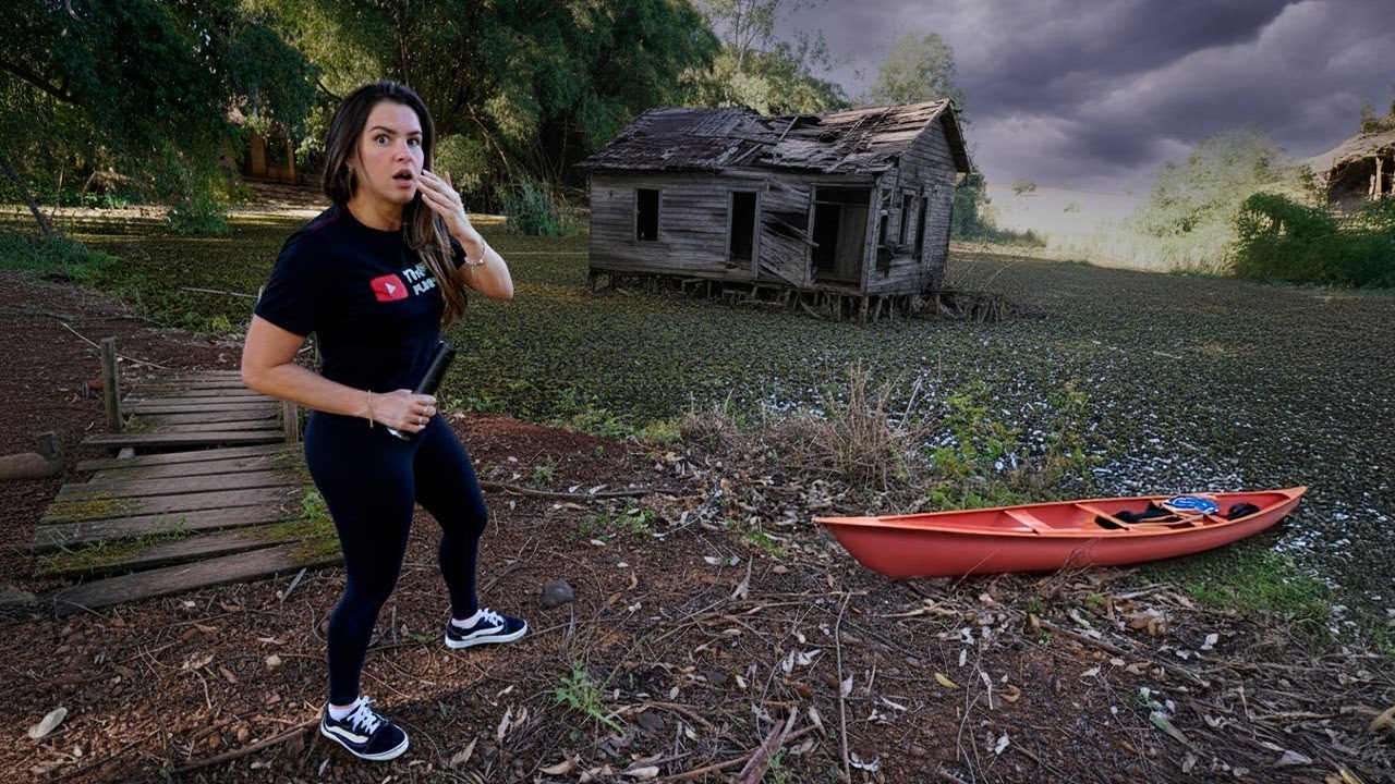TEM UM FANTASMA ASSUSTADOR QUE ATERRORIZA ESSE PÂNTANO ASSOMBRADO