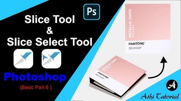 Photoshop Slice Tool & Slice Select Tool | Photoshop Basic Part 6 (Sinhala)