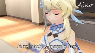Aether shows Lumine his THING | Genshin Impact | Lumine X Aether