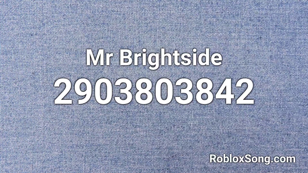 Mr Brightside Roblox Id Roblox Music Code Youtube - on my way roblox id alan walker