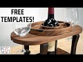 Wine Caddy Woodworking Gift Project | The PERFECT Gift with FREE TEMPLATES!!