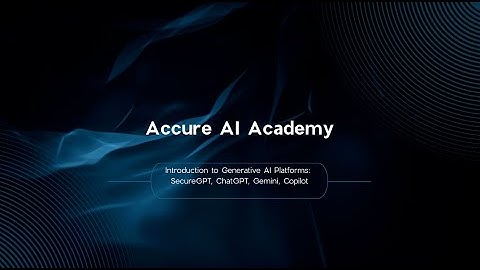 Introduction to Generative AI Systems: SecureGPT, ChatGPT, Gemini, Copilot