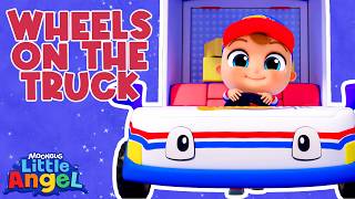 wheels truck little angel songs vehicles kids toddler learning