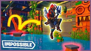 *IMPOSSIBLE* TEMPLE DEATHRUN in FORTNITE!! *NEW* Jesgran's Deathrun Map Fortnite Creative