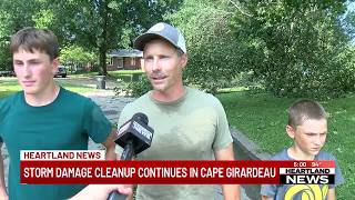 Storm cleanup, recovery efforts underway in Cape Girardeau Storm cleanup, recovery efforts underway in Cape Girardeau