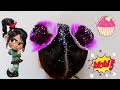 Dia do cabelo maluco na escola 🧁 como fazer o penteado de cupcake - penteado para crianças