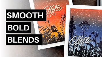 SEAMLESS BLENDING with Distress Oxides Inks for DRAMATIC Backgrounds