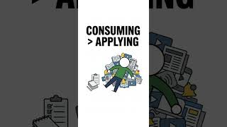 You're Consuming More Than You're Applying #selfdiscipline #productivity #personalgrowth