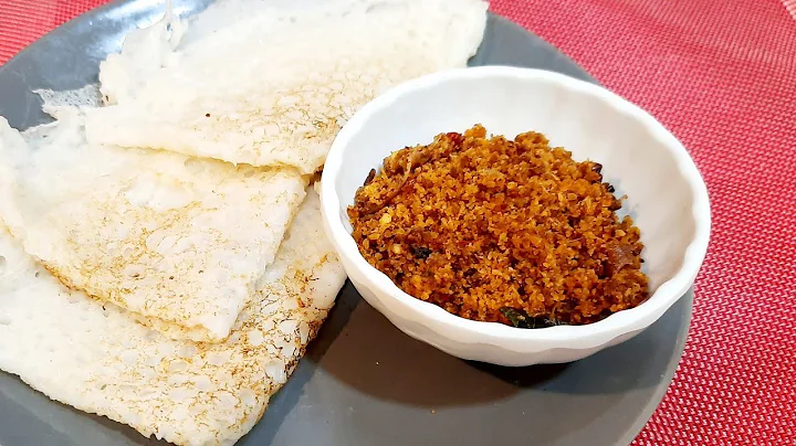 4 ingredients Neer dosa/ Lacy Rice Crepe/ Neer Tos...