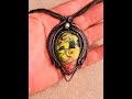 Wire Wrap Crown Jewel Pendant (learn how to wrap a non drilled cabochon)