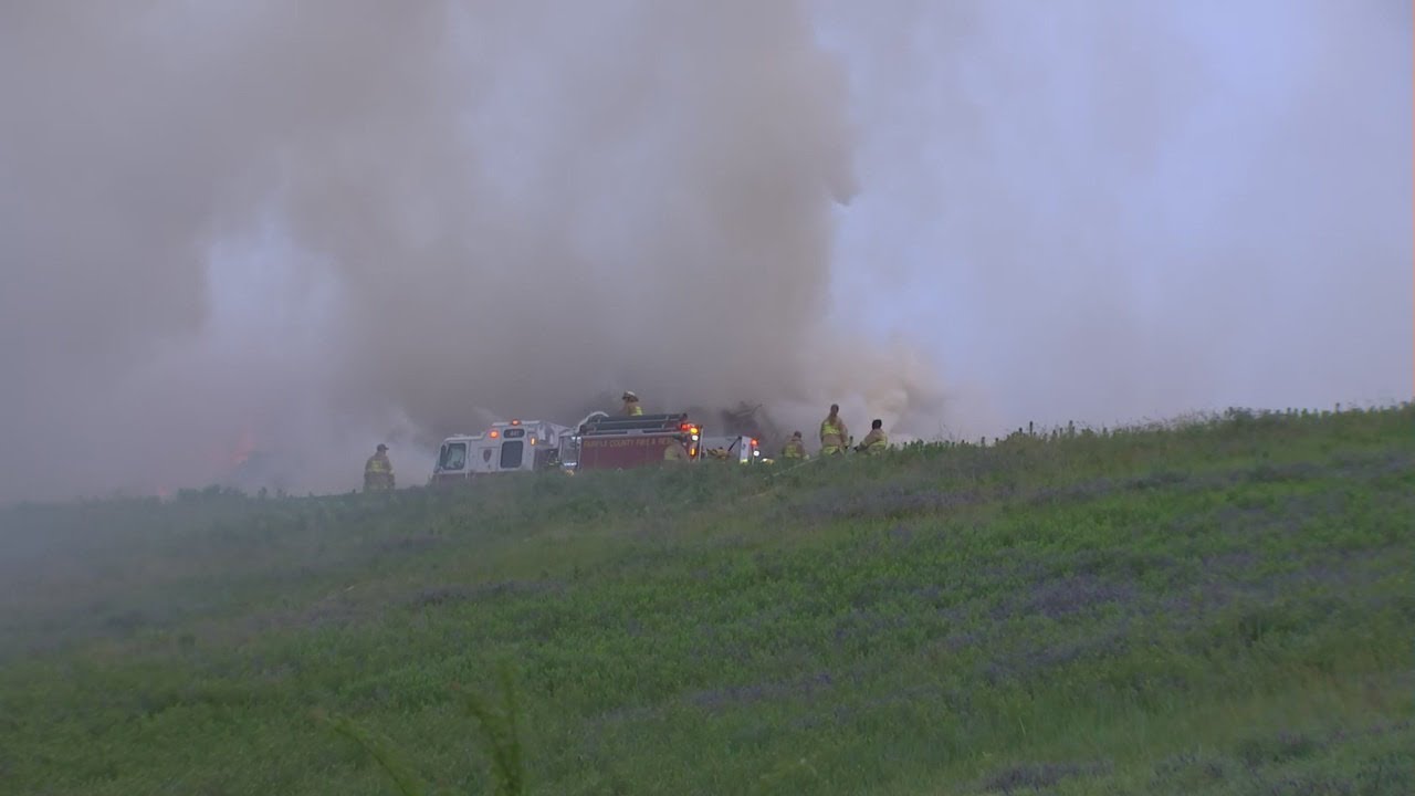 Virginia landfill fire sends flames, smoke into sky YouTube