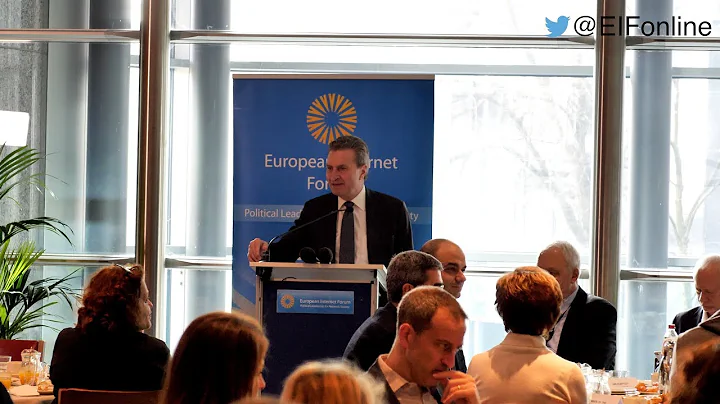 Gnther Oettinger, EU Commissioner for Budget, on i...