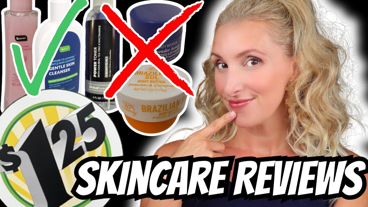 DOLLAR TREE SKINCARE REVIEWS || $1.25 #budgetskincare HITS & MISSES 👍🏼👎🏼