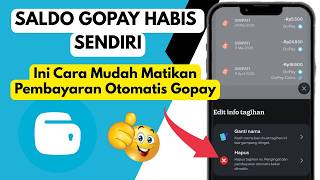 Cara Matikan Pembayaran Otomatis Gopay | Cara Hapus Pembayaran Otomatis Di Gopay