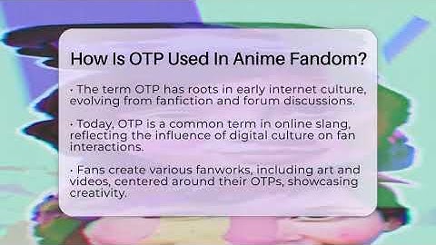 How Is OTP Used In Anime Fandom? - Trend Unwrapper