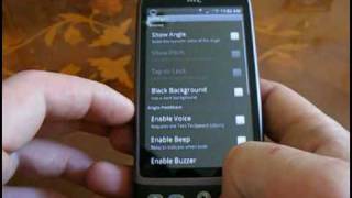 Compass, Bubble and Flashlight Android Apps On The HTC Desire screenshot 4