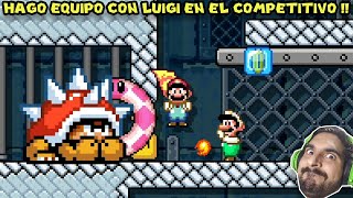 HAGO EQUIPO CON LUIGI EN EL COMPETITIVO !! - Mario Maker 2 Competitivo con Pepe el Mago (#24)