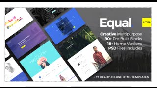Equal Two - Creative Multi-purpose HTML5 Template by viworx-co | ThemeForest Download